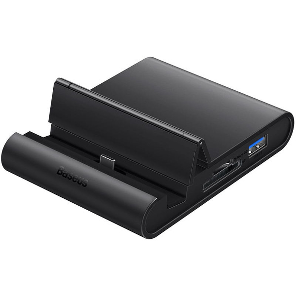 Zdjęcie produktu: Stacja ładująca/dokująca, HUB USB TYP-C Baseus Mate Docking Pro do smartfonów, PD, 100W - czarna (WKMD000001) Zdjęcie produktu: Stacja ładująca/dokująca, HUB USB TYP-C Baseus Mate Docking Pro do smartfonów, PD, 100W - czarna (WKMD000001)