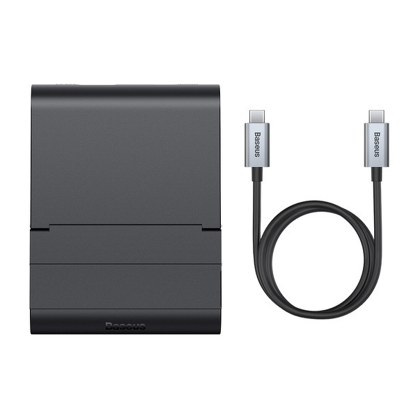 Zdjęcie produktu: Stacja ładująca/dokująca, HUB USB TYP-C Baseus Mate Docking Pro do smartfonów, PD, 100W - czarna (WKMD000001) Zdjęcie produktu: Stacja ładująca/dokująca, HUB USB TYP-C Baseus Mate Docking Pro do smartfonów, PD, 100W - czarna (WKMD000001)