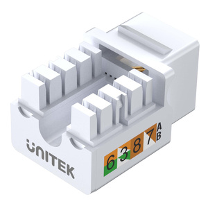 Miniatura produktu: Keystone moduł port RJ-45 (8P8C) Cat 6 UTP Unitek (T012A)