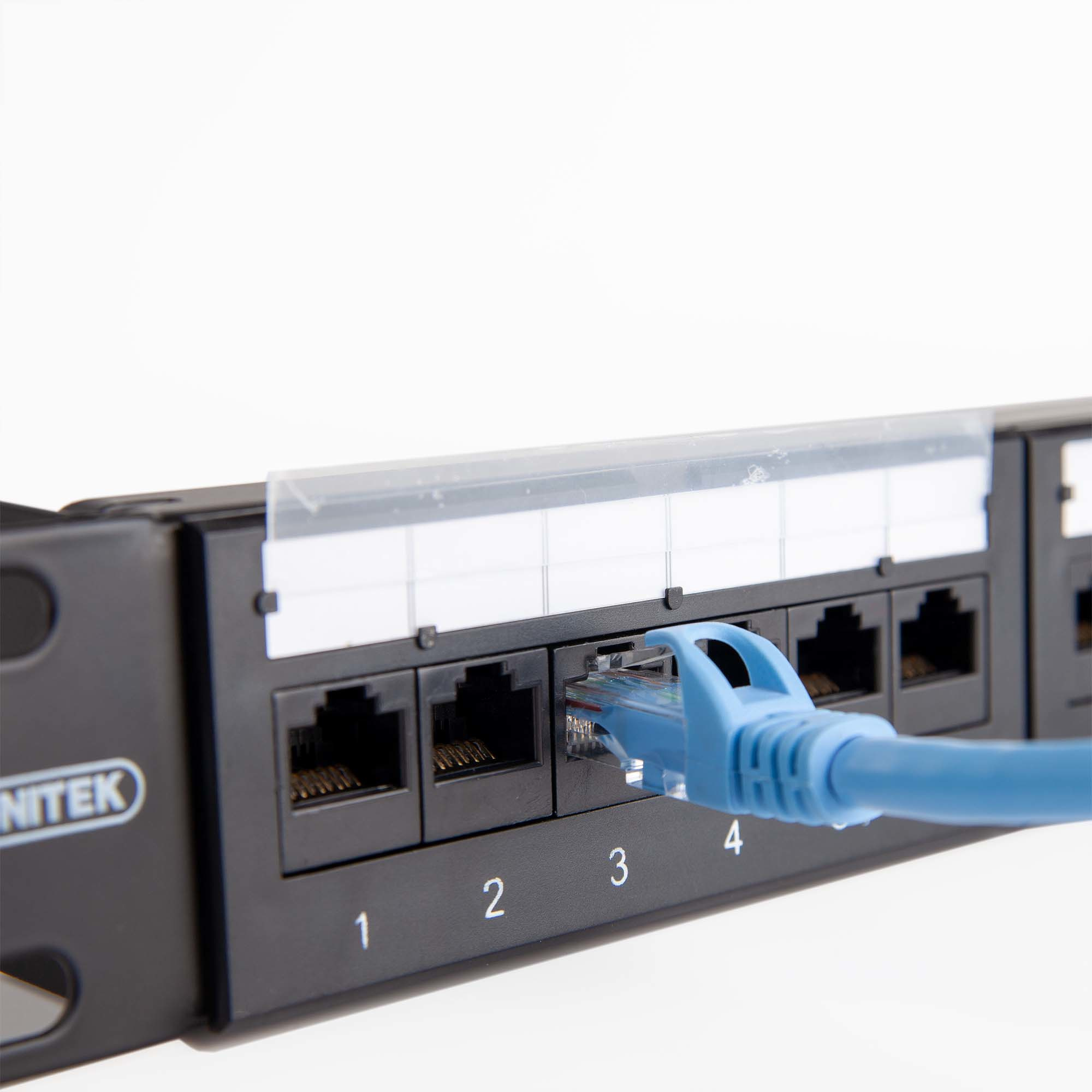 Patch panel 24 porty RJ-45 Cat 6 UTP Unitek czarny (T003A) Patch panel 24 porty RJ-45 Cat 6 UTP Unitek czarny (T003A)