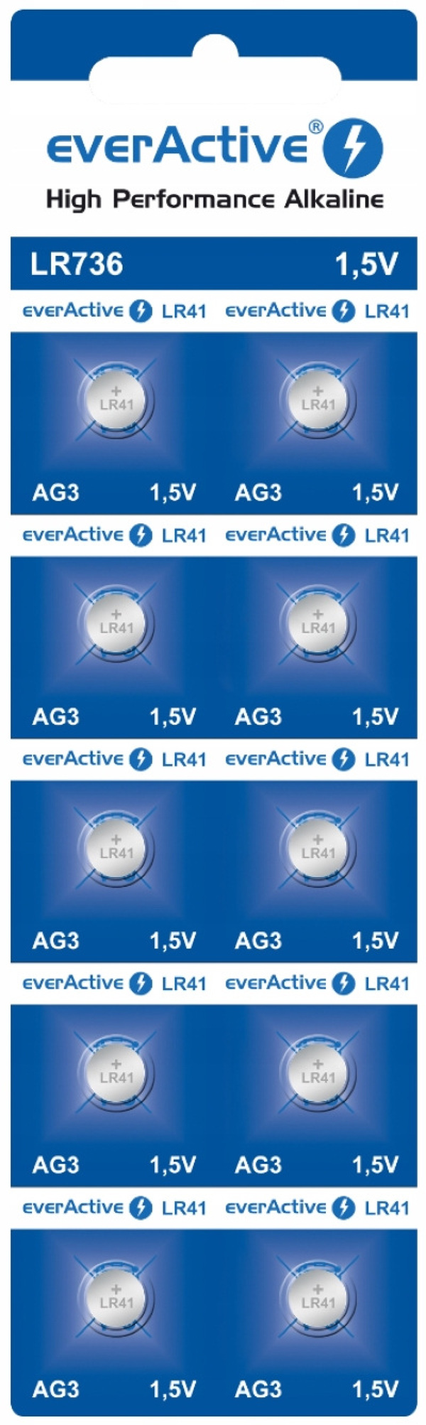 Zdjęcie produktu: everActive AG3 G3 LR736 LR41 10 szt mini