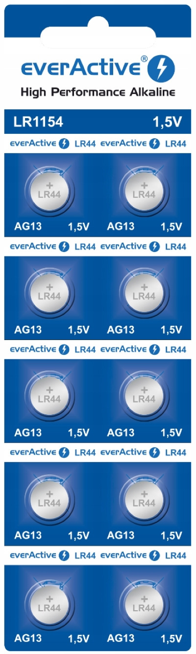 everActive AG13 G13 LR1154 LR44 10 szt mini