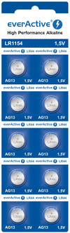 Bateria alkaliczna mini everActive AG13 G13 LR1154 LR44 10 szt