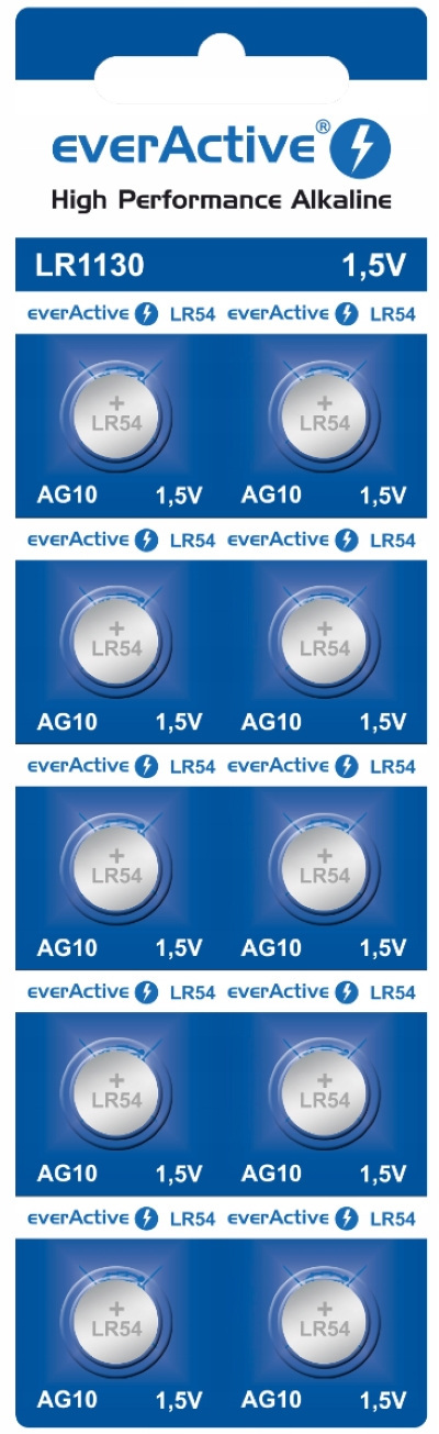 everActive AG10 G10 LR1130 LR54 10 szt mini