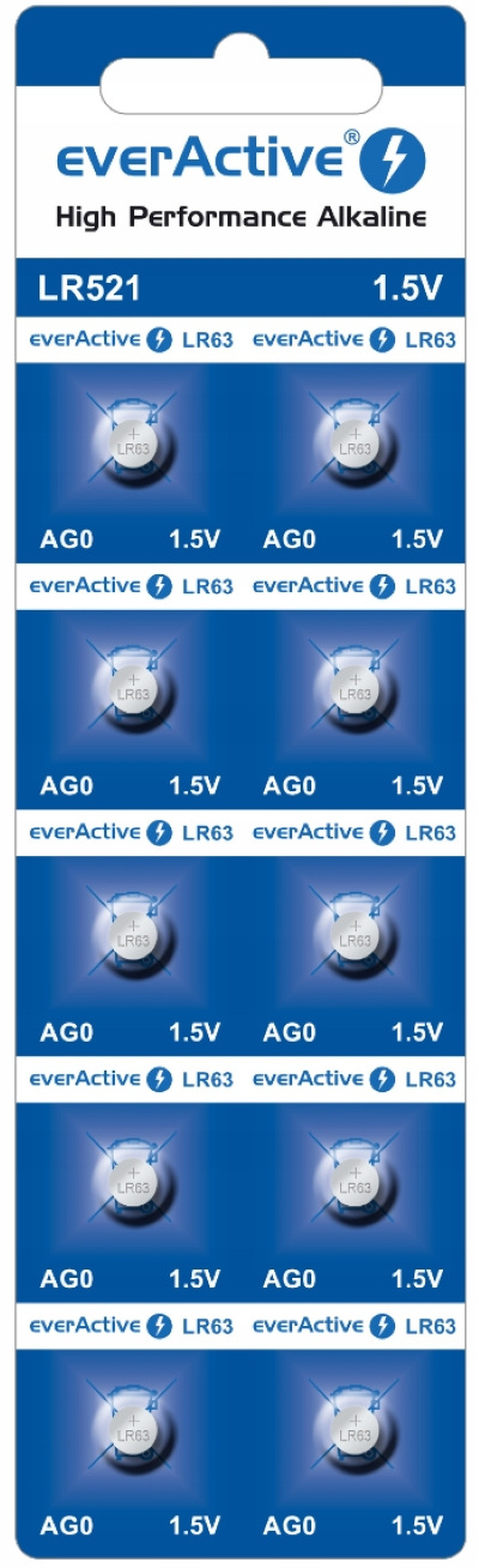 Zdjęcie produktu: everActive AG0 G0 LR521 LR63 10 szt mini