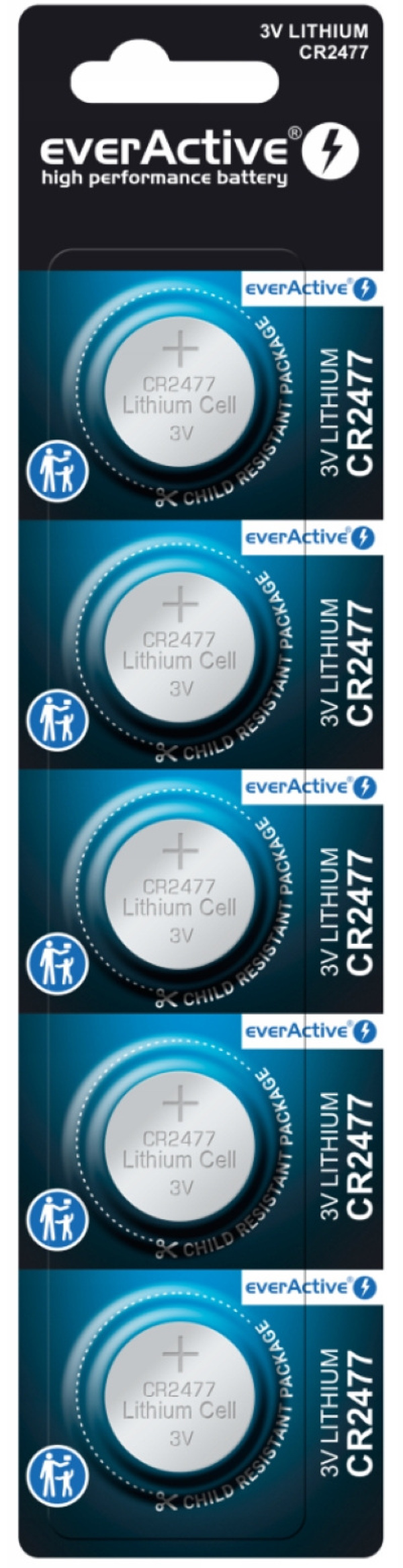 Zdjęcie produktu: everActive CR2477 5 szt litowa mini