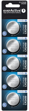 Bateria litowa mini everActive CR2450 5 szt