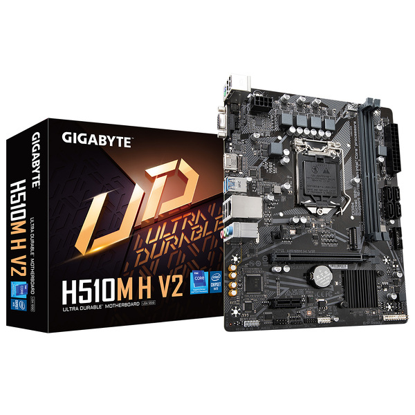 Zdjęcie produktu: Płyta główna Gigabyte H510M H V2 DDR4 LGA1200 Zdjęcie produktu: Płyta główna Gigabyte H510M H V2 DDR4 LGA1200