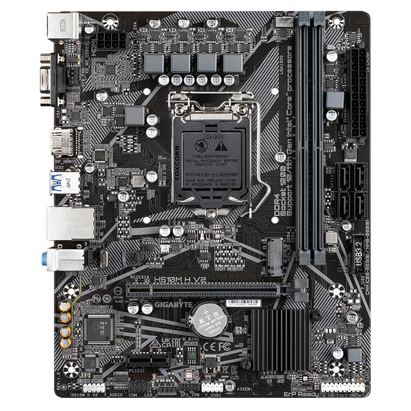 Zdjęcie produktu: Płyta główna Gigabyte H510M H V2 DDR4 LGA1200 Zdjęcie produktu: Płyta główna Gigabyte H510M H V2 DDR4 LGA1200