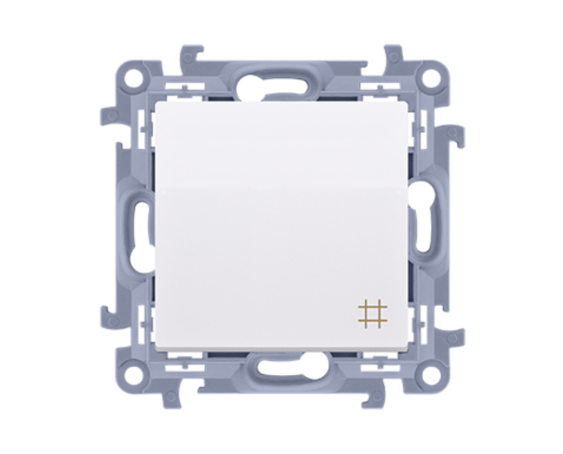 Łącznik krzyżowy 10AX IP20 biały