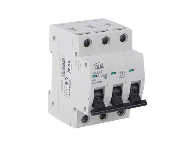 Wyłącznik nadmiarowo-prądowy, 3P KMB6 B 16A AC