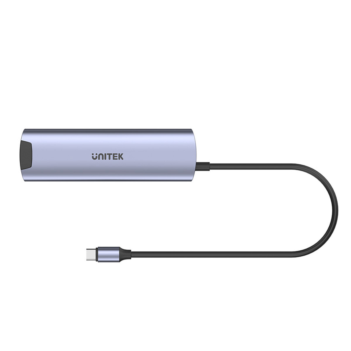 Unitek HUB Aktywny USB TYP-C 5Gbps, HDMI RJ-45 PD 100W (H1112F)