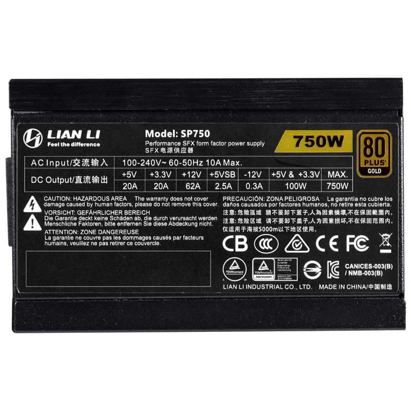 Lian Li SP750 Gold SFX Czarny 750W