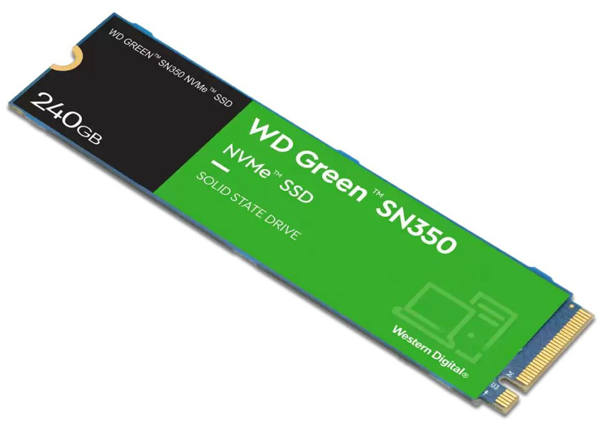 Zdjęcie produktu: Dysk WD Green SN350 SSD 240GB M.2 NVMe WDS240G2G0C Zdjęcie produktu: Dysk WD Green SN350 SSD 240GB M.2 NVMe WDS240G2G0C