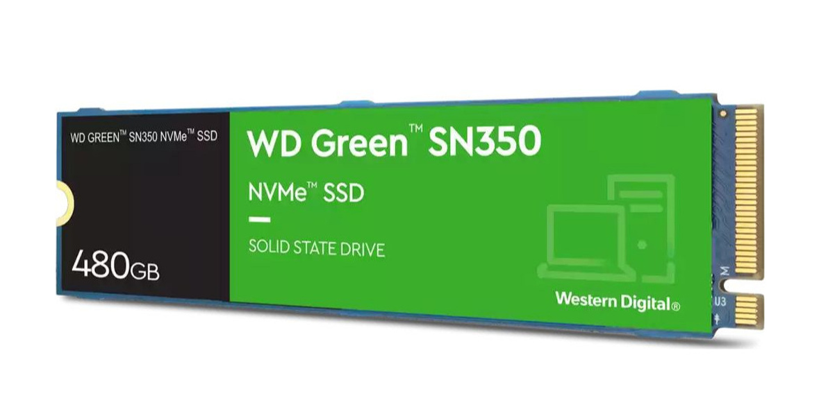 Zdjęcie produktu: Dysk WD Green SN350 SSD 480GB M.2 NVMe WDS480G2G0C Zdjęcie produktu: Dysk WD Green SN350 SSD 480GB M.2 NVMe WDS480G2G0C