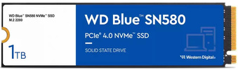 Miniatura zdjęcia: Dysk WD Blue SN580 SSD 1TB M.2 PCIe NVMe Gen4 WDS100T3B0E