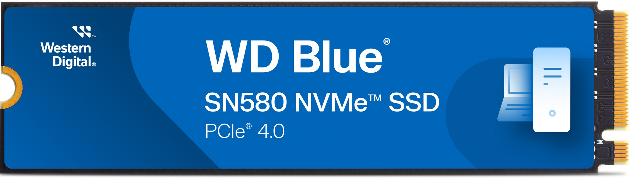 Zdjęcie produktu: Dysk WD Blue SN580 SSD 2TB M.2 PCIe NVMe Gen4 WDS200T3B0E