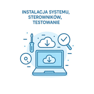 Miniatura produktu: Instalacja systemu Microsoft Windows wraz ze sterownikami plus testowanie komputera pod Windows