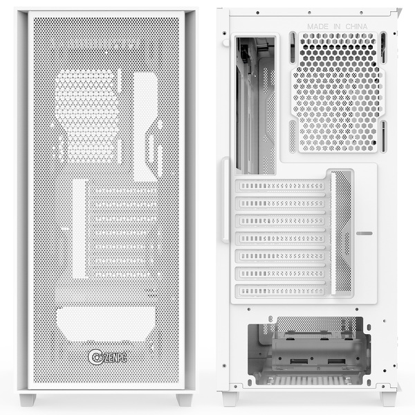 Zdjęcie produktu: ZENPC Z1 Mesh ARGB TG White 4x120mm