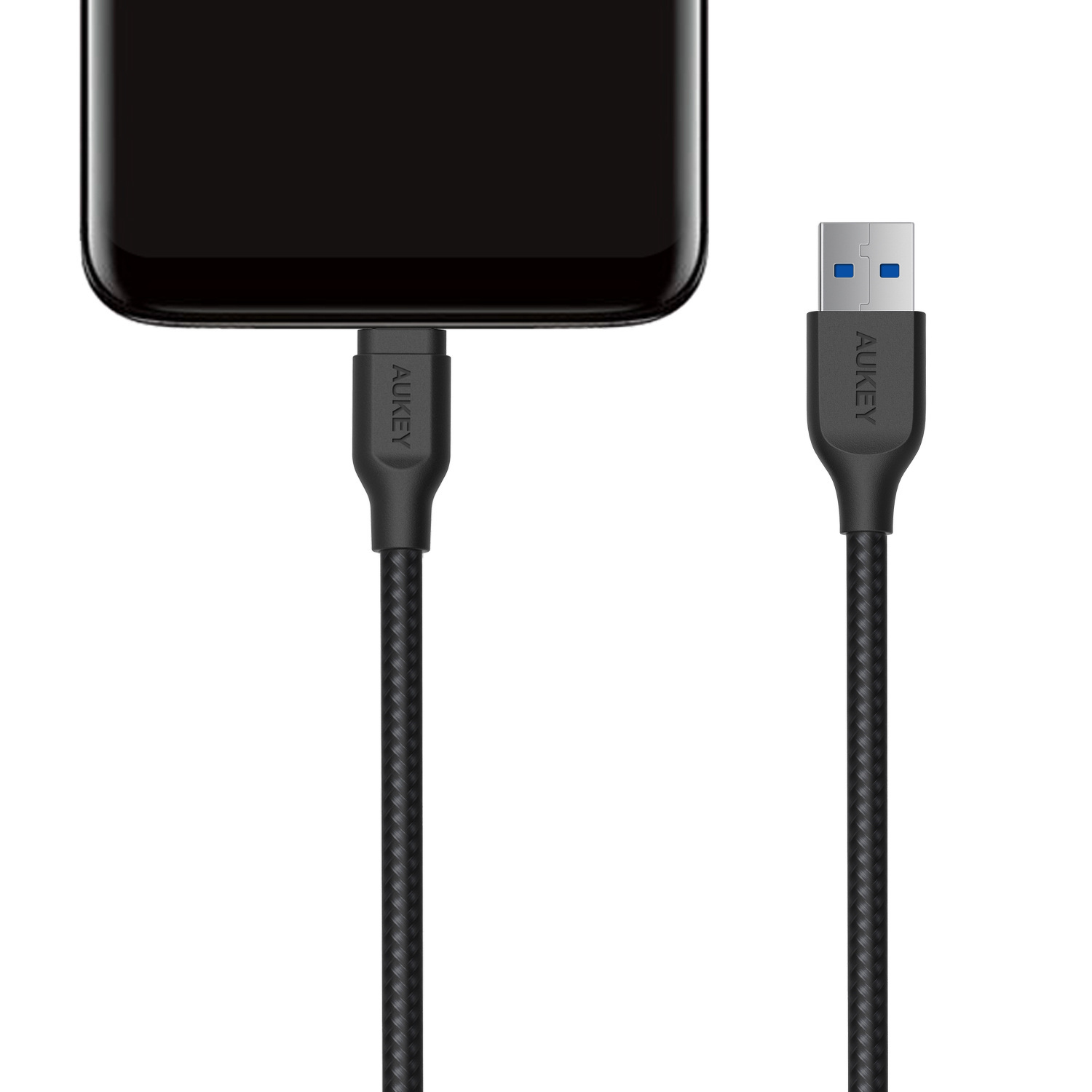 Kabel przewód USB Typ-C 120cm Aukey 5Gbps, QC 3.0 (CB-AC1 BK) Kabel przewód USB Typ-C 120cm Aukey 5Gbps, QC 3.0 (CB-AC1 BK)