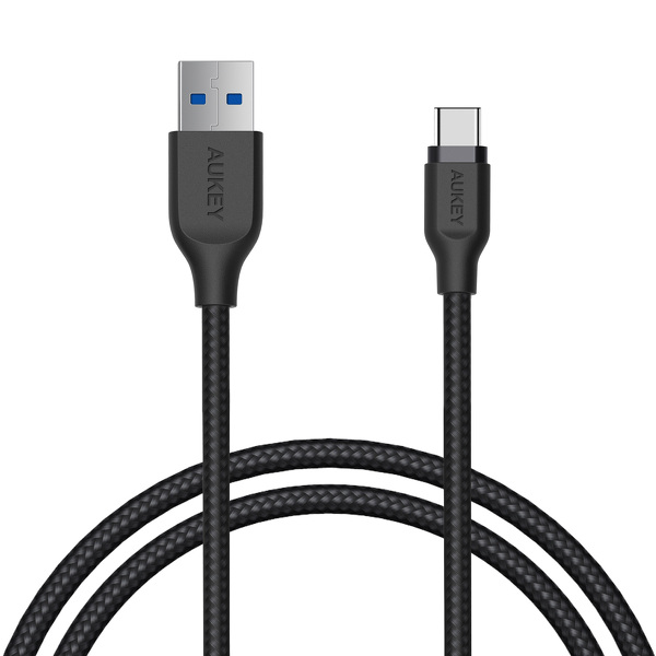 Zdjęcie produktu: Kabel przewód USB Typ-C 120cm Aukey 5Gbps, QC 3.0 (CB-AC1 BK) Zdjęcie produktu: Kabel przewód USB Typ-C 120cm Aukey 5Gbps, QC 3.0 (CB-AC1 BK)
