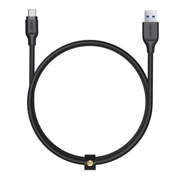 Zdjęcie produktu: Kabel przewód USB Typ-C 120cm Aukey 5Gbps, QC 3.0 (CB-AC1 BK) Zdjęcie produktu: Kabel przewód USB Typ-C 120cm Aukey 5Gbps, QC 3.0 (CB-AC1 BK)