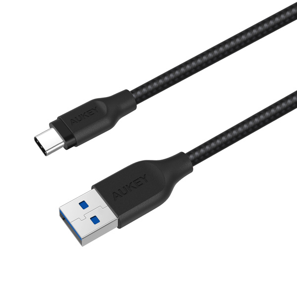 Zdjęcie produktu: Kabel przewód USB Typ-C 120cm Aukey 5Gbps, QC 3.0 (CB-AC1 BK) Zdjęcie produktu: Kabel przewód USB Typ-C 120cm Aukey 5Gbps, QC 3.0 (CB-AC1 BK)