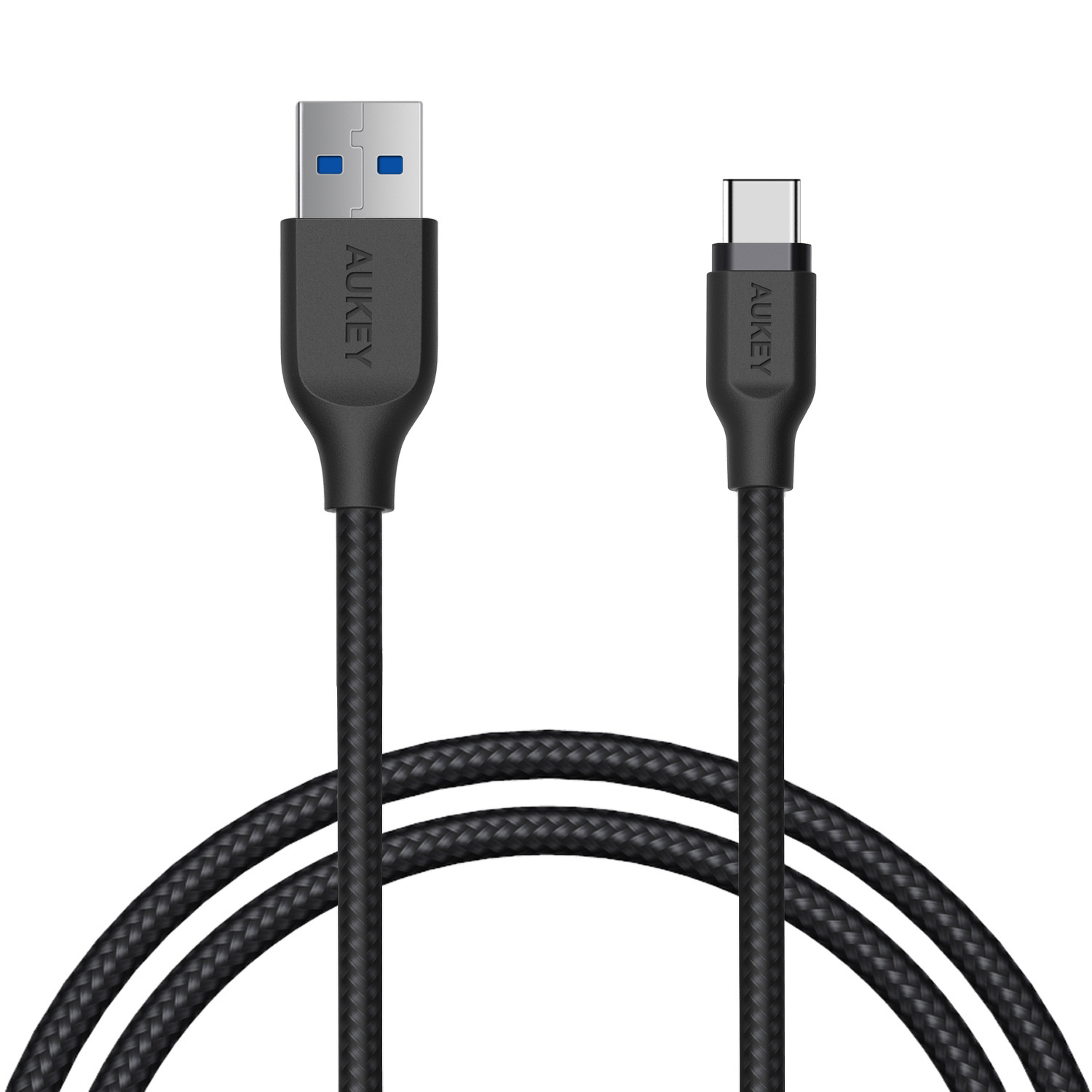Kabel przewód USB Typ-C 200cm Aukey 5Gbps, QC 3.0 (CB-AC2 BK)