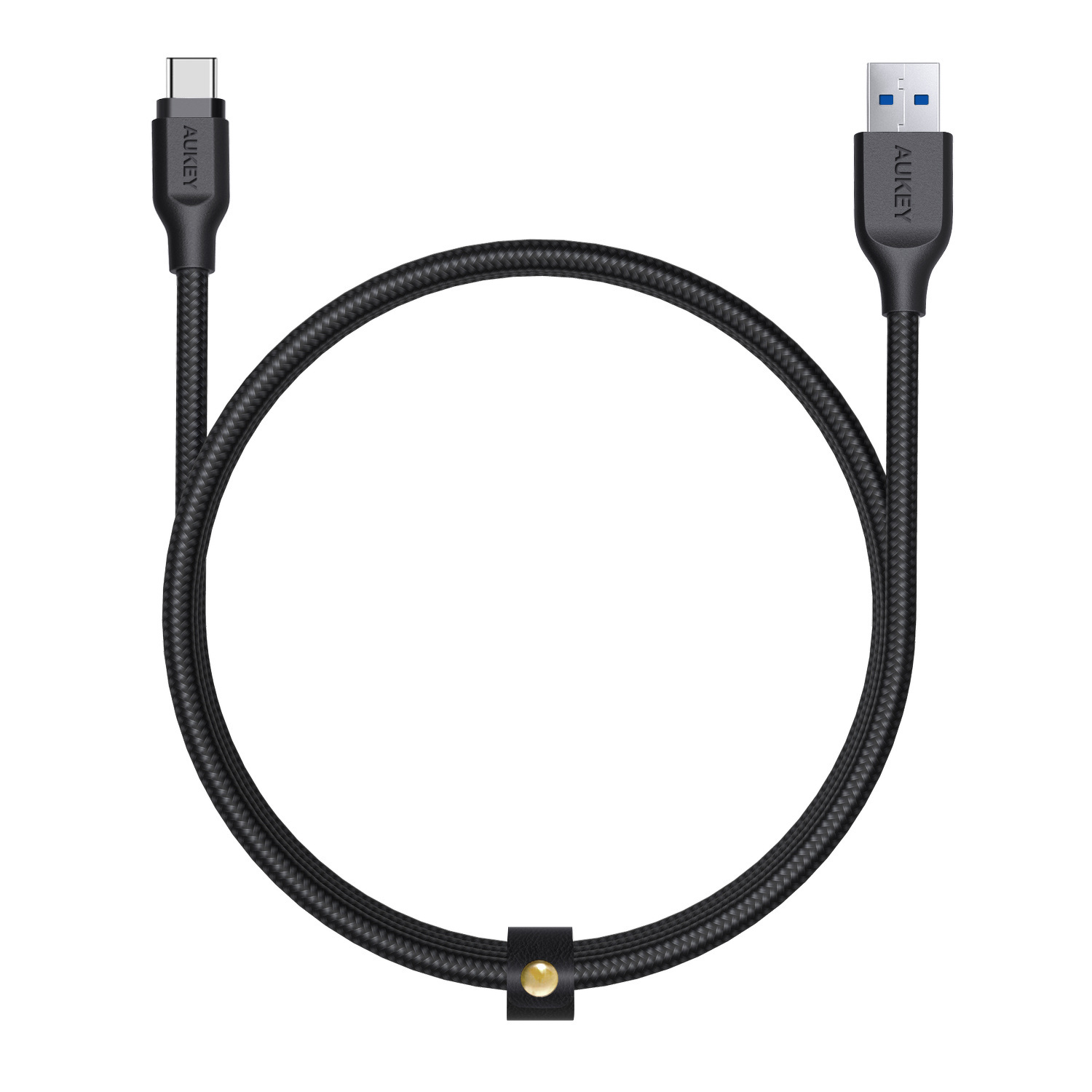 Kabel przewód USB Typ-C 200cm Aukey 5Gbps, QC 3.0 (CB-AC2 BK)