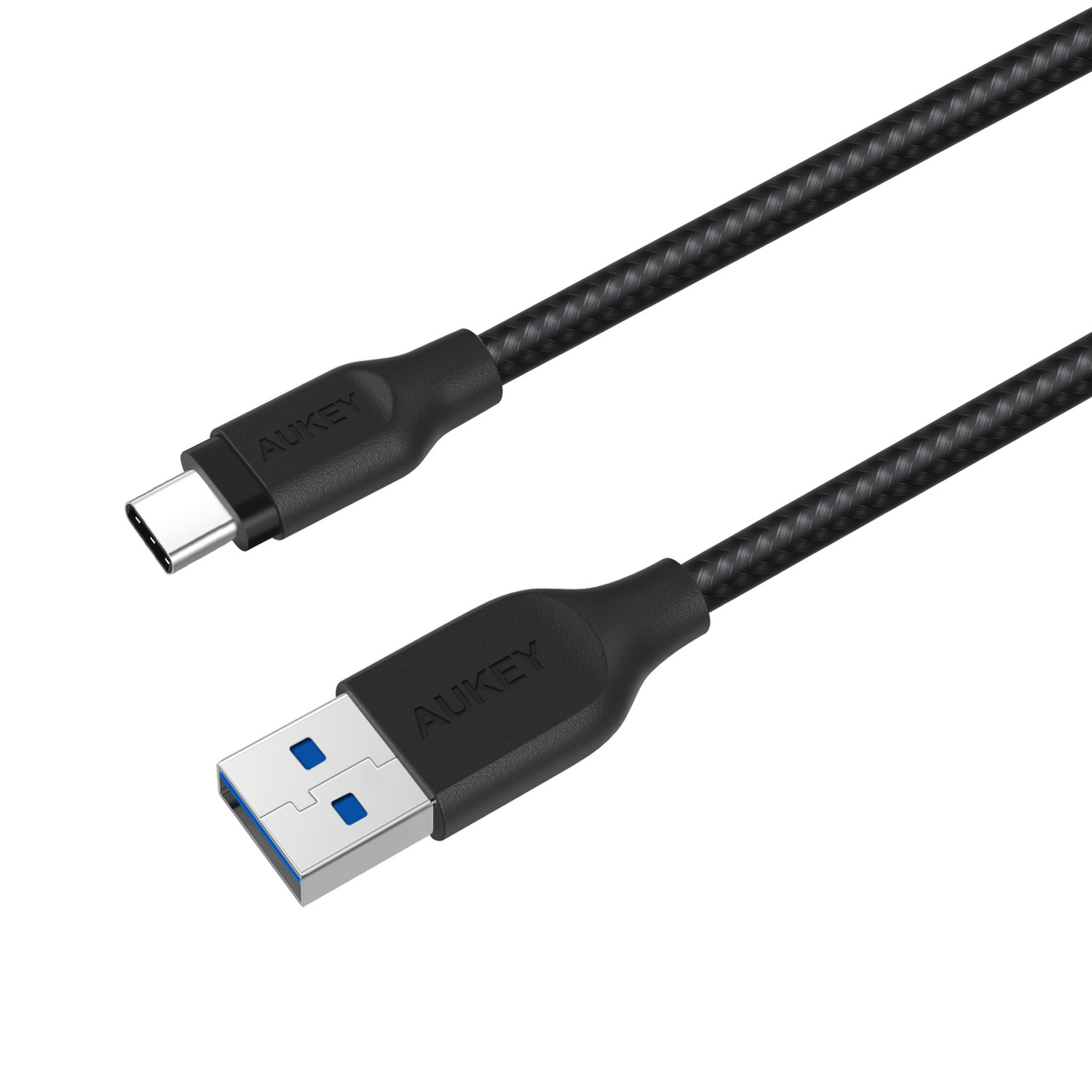 Kabel przewód USB Typ-C 200cm Aukey 5Gbps, QC 3.0 (CB-AC2 BK)