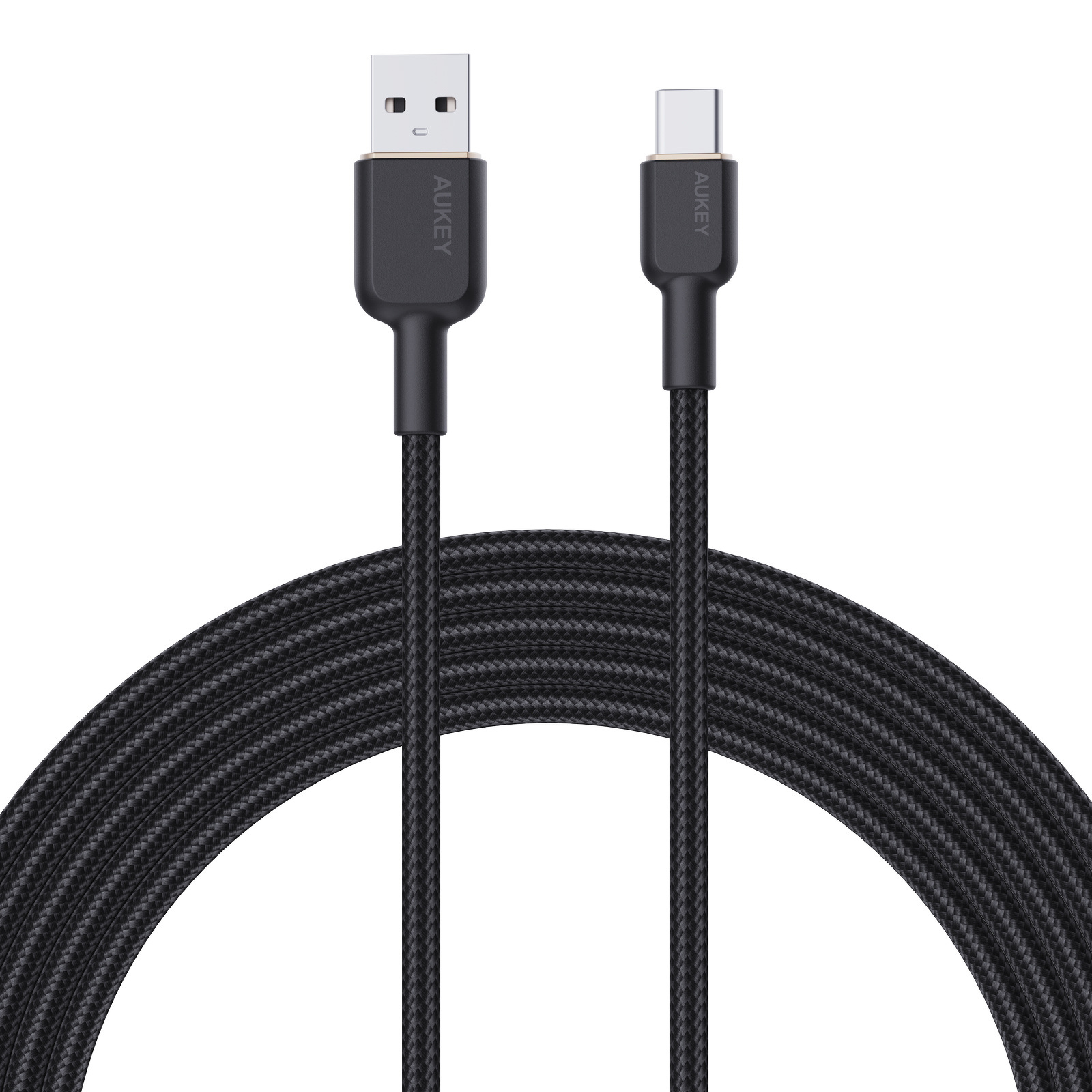 Kabel przewód USB Typ-C 100cm Aukey PD, 60W (CB-NAC1 BK)
