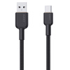 Miniatura zdjęcia: Kabel przewód USB Typ-C 100cm Aukey PD, 60W (CB-NAC1 BK)