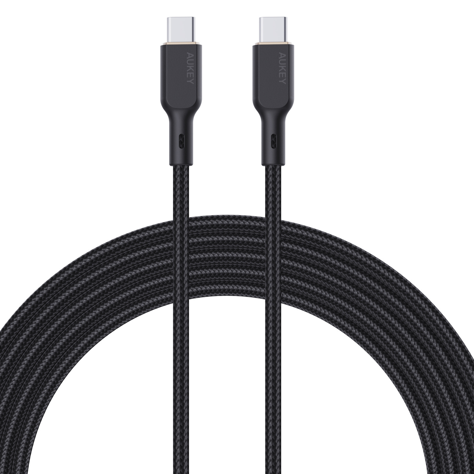 Kabel przewód USB Typ-C do TYP-C 180cm Aukey PD 100W, nylonowy oplot ( CB-KCC102 BK) Kabel przewód USB Typ-C do TYP-C 180cm Aukey PD 100W, nylonowy oplot ( CB-KCC102 BK)