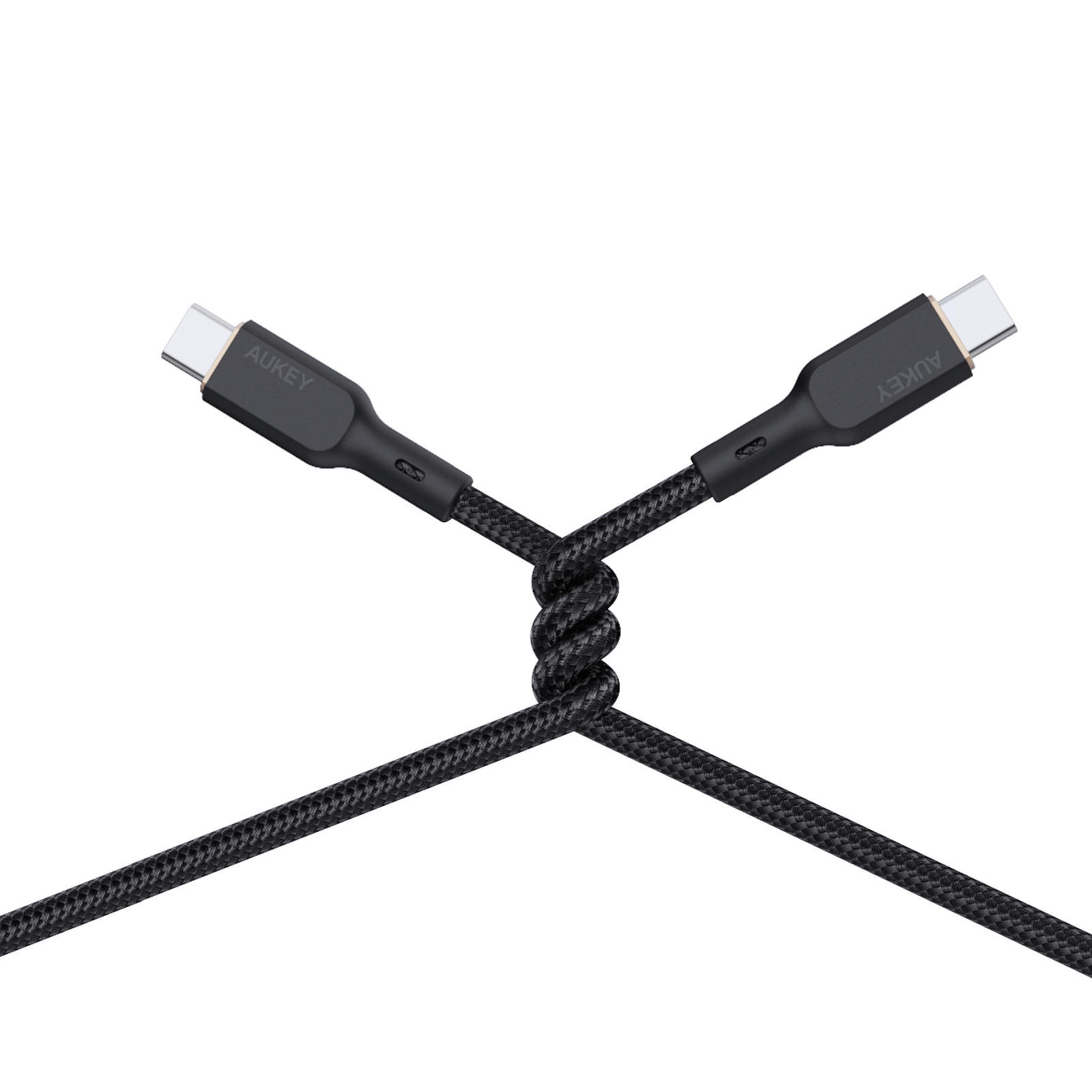 Kabel przewód USB Typ-C do TYP-C 180cm Aukey PD 100W, nylonowy oplot ( CB-KCC102 BK) Kabel przewód USB Typ-C do TYP-C 180cm Aukey PD 100W, nylonowy oplot ( CB-KCC102 BK)