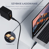 Miniatura zdjęcia: Kabel przewód USB Typ-C do TYP-C 180cm Aukey PD 100W, LED (CB-MCC102 BK)