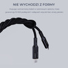 Miniatura zdjęcia: Kabel przewód USB Typ-C do TYP-C 180cm Aukey PD 100W, LED (CB-MCC102 BK)