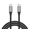 Miniatura zdjęcia: Kabel przewód USB Typ-C do TYP-C 200cm Aukey QC 4.0, PD (CB-CD6 BK) Miniatura zdjęcia: Kabel przewód USB Typ-C do TYP-C 200cm Aukey QC 4.0, PD (CB-CD6 BK)