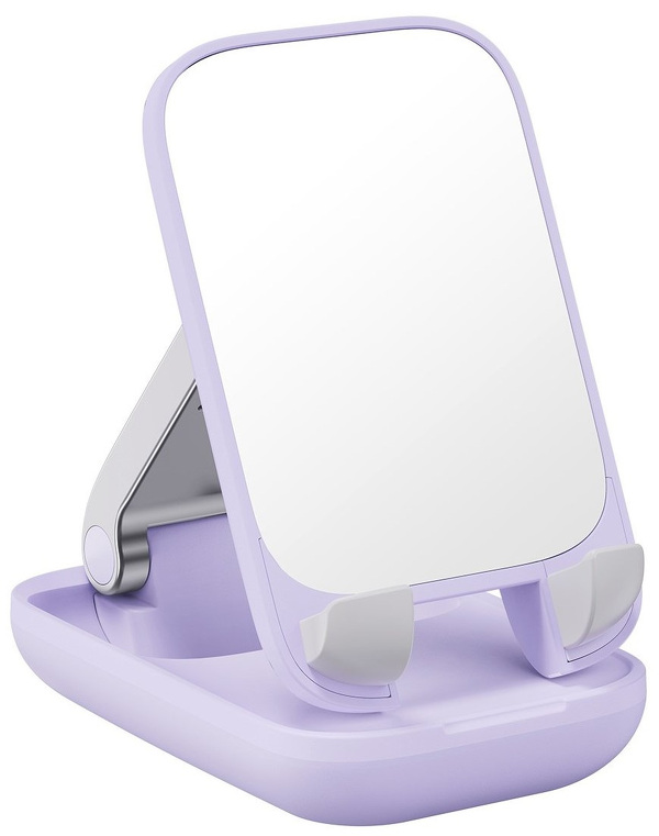 Zdjęcie produktu: Uchwyt na telefon Baseus z lusterkiem - fioletowy (B10551501511-00) Zdjęcie produktu: Uchwyt na telefon Baseus z lusterkiem - fioletowy (B10551501511-00)