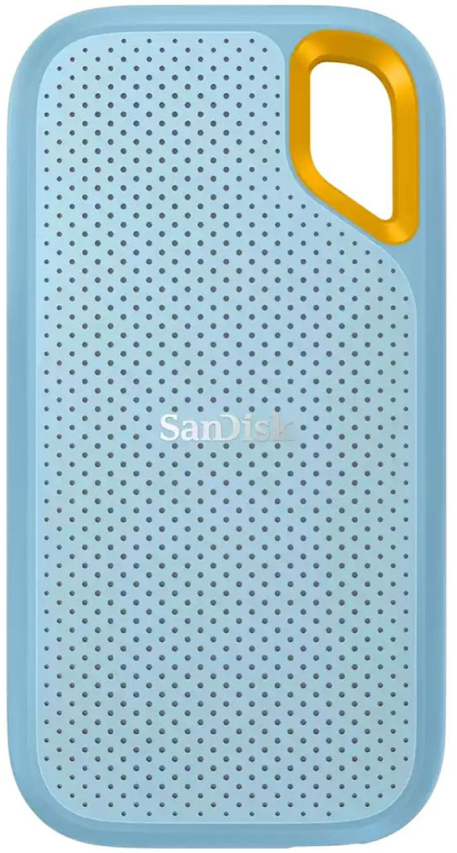 Dysk przenośny SanDisk Extreme Portable SSD 2TB 1050 MB/s sky-blue (SDSSDE61-2T00-G25B) Dysk przenośny SanDisk Extreme Portable SSD 2TB 1050 MB/s sky-blue (SDSSDE61-2T00-G25B)