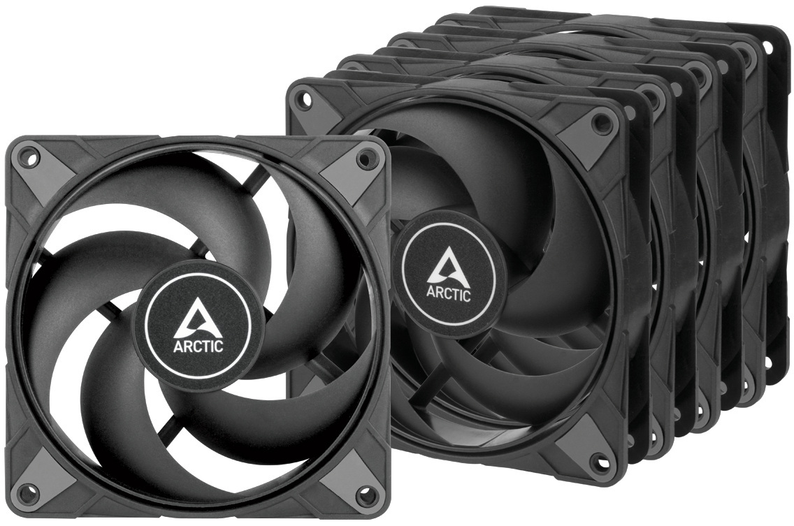 Wentylator Arctic P12 Max PWM Czarny 120mm (zestaw 5 szt.) Wentylator Arctic P12 Max PWM Czarny 120mm (zestaw 5 szt.)