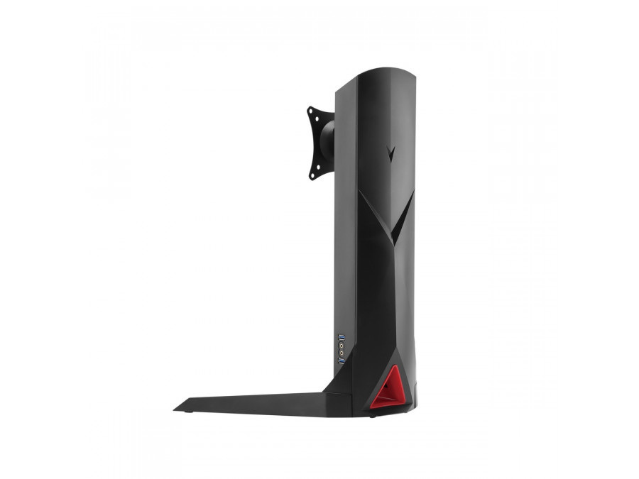 Stojak uchwyt do monitora wolnostojący z przeciwwagą, gamingowy NanoRS RS110 17-32" 8kg VESA 75x75 oraz 100x100, 2xUSB 3.0