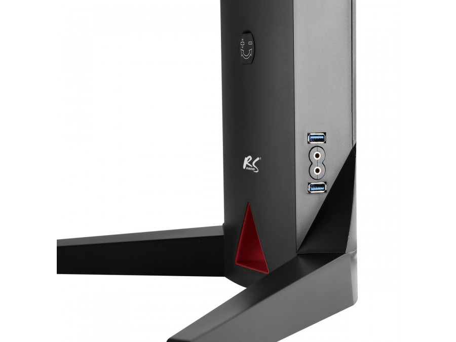 Stojak uchwyt do monitora wolnostojący z przeciwwagą, gamingowy NanoRS RS110 17-32" 8kg VESA 75x75 oraz 100x100, 2xUSB 3.0