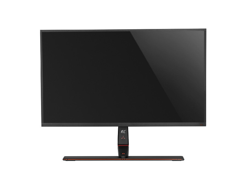 Zdjęcie produktu: Uchwyt stojak gamingowy do monitora NanoRS, regulacja wysokości, RGB LED, 32-55", max VESA 400x400, max. 40kg, RS167