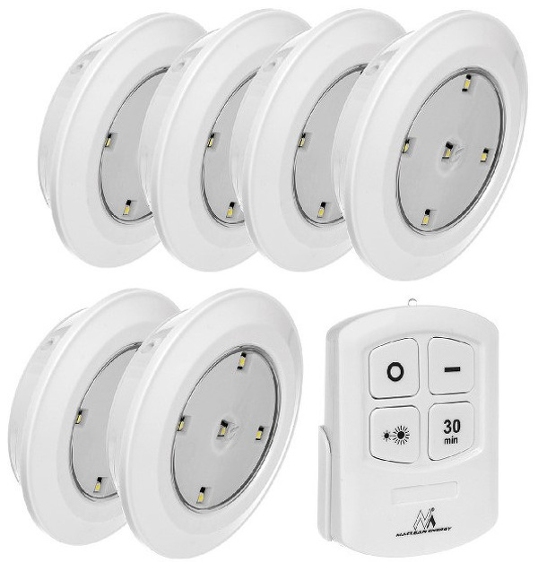 Zdjęcie produktu: Maclean Lampa 6 LED z pilotem (MCE165)