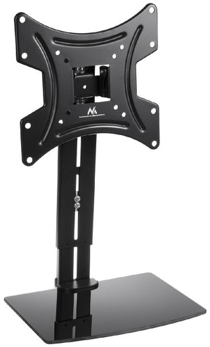 Miniatura produktu: Uchwyt na ścianę do TV z półką Maclean, max. 20kg, max. VESA 200x200, dla TV 15-42", MC-451