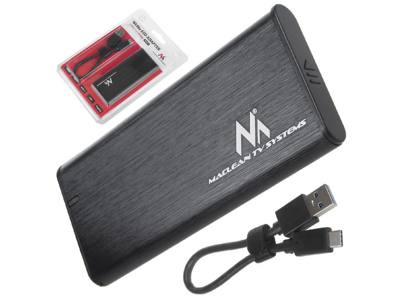 Zdjęcie produktu: Maclean obudowa dysku SSD M.2 (MCE443) Zdjęcie produktu: Maclean obudowa dysku SSD M.2 (MCE443)