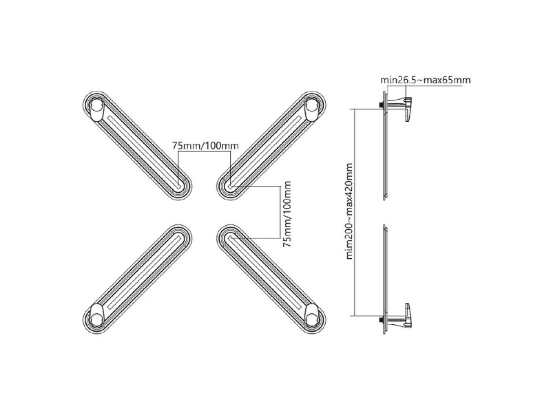 Zdjęcie produktu: Maclean Adapter do ekranów (MC-899)