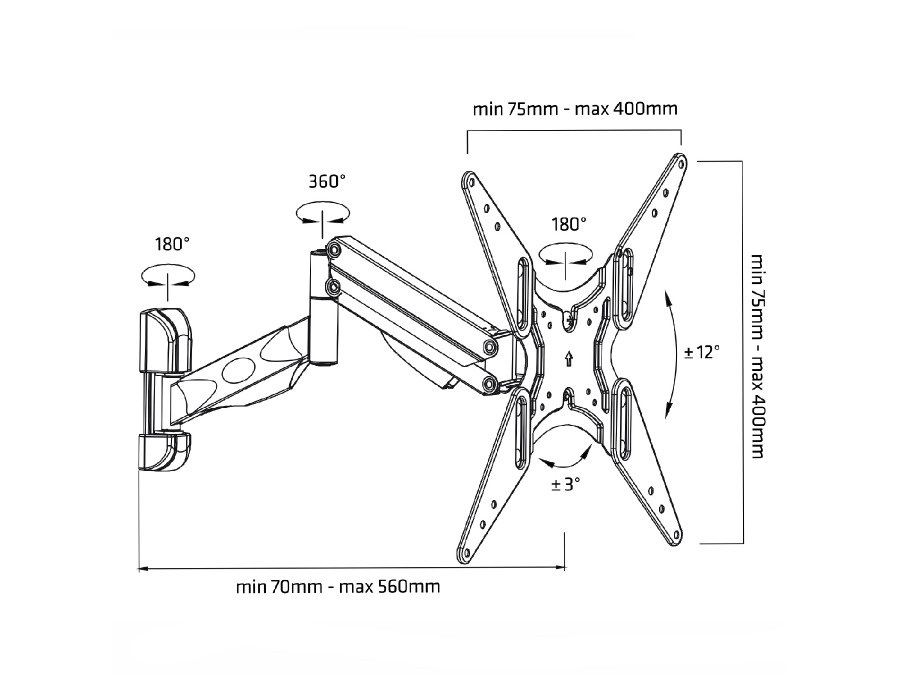 Maclean uchwyt do TV (MC-784)