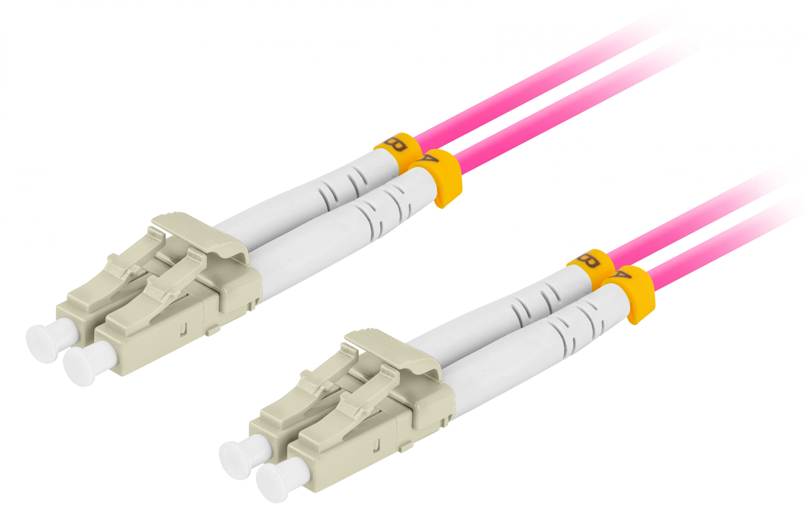 Lanberg LC/UPC-LC/UPC Duplex OM4 20m fiolet