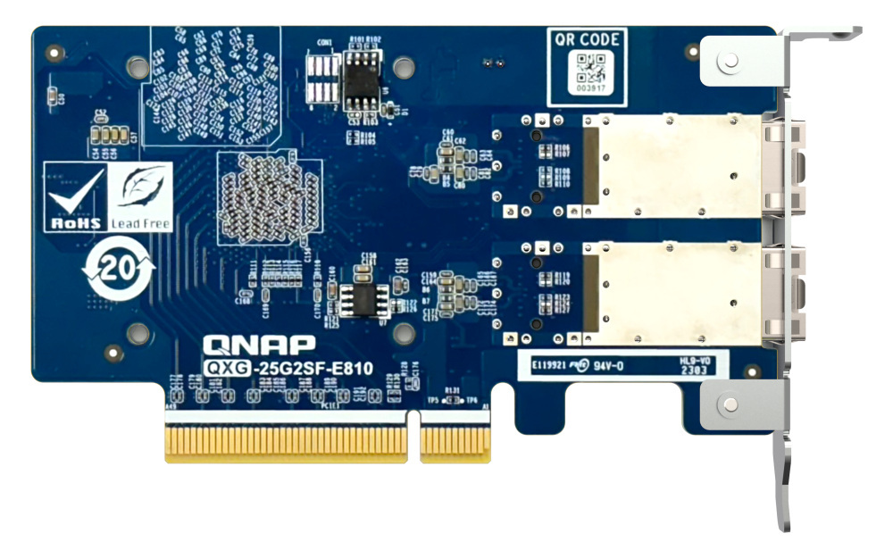 Qnap QXG-25G2SF-E810 2 x SFP28 25GbE